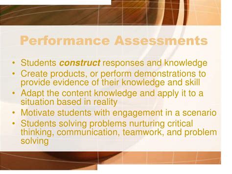 PPT - Performance Assessments PowerPoint Presentation, free download ...