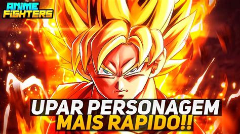 COMO UPAR SEUS PERSONAGEM MAIS RAPIDO ANIME FIGHTERS SIMULATOR