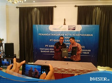 Gudang Garam Ap I Teken Mou Rencana Kerja Sama Bandara Kediri