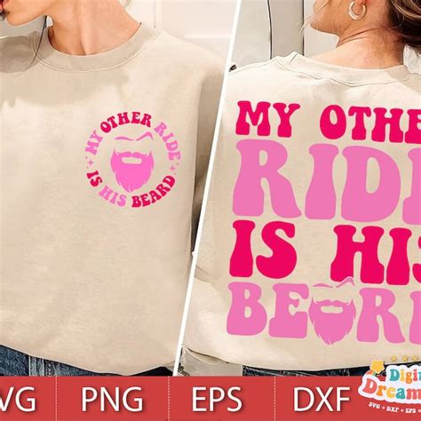 My Other Ride Is His Beard Png Etsy