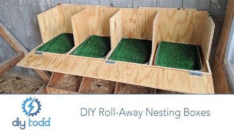 Diy Roll Away Egg Nesting Box Step By Step Directions 58 Off