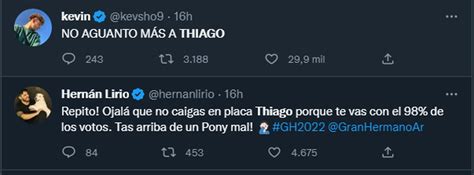 Gran Hermano Thiago es el apuntado de las redes para ser el próximo