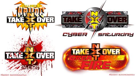 Just made a custom NXT Takeover Logo using the Old WWE PPVS Part 2 : r ...