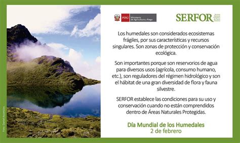 Repositorio Institucional del SERFOR Día de los Humedales 2018