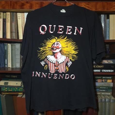 Vintage 1991 Vintage Queen Innuendo Album Promo Rock Band T Shirt Grailed