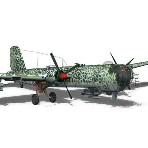 Heinkel He A Greif Navy D Model Obj Lwo Fbx C D