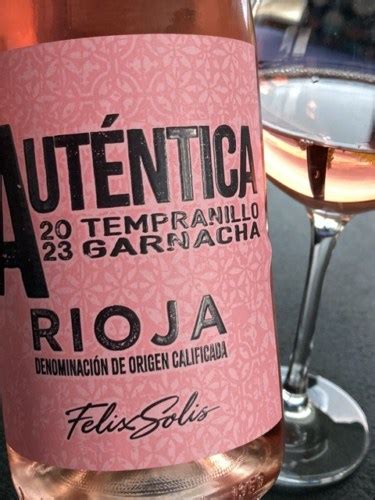 Félix Solís Auténtica Tempranillo Garnacha Rosado Vivino US