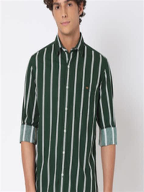 Buy Mufti Men Classic Slim Fit Striped Casual Shirt Shirts For Men