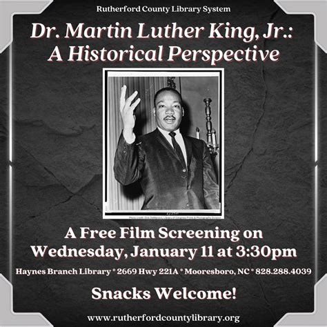 “Dr. Martin Luther King, Jr.: A Historical Perspective” Video ...