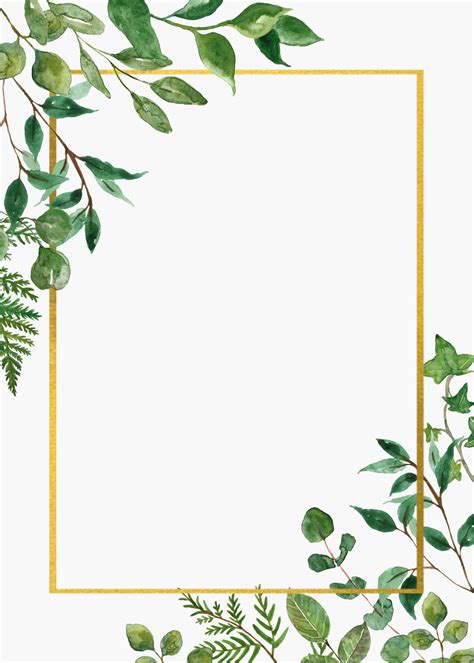 Free Editable Trailing Greenery Vines Editable Canva Templates