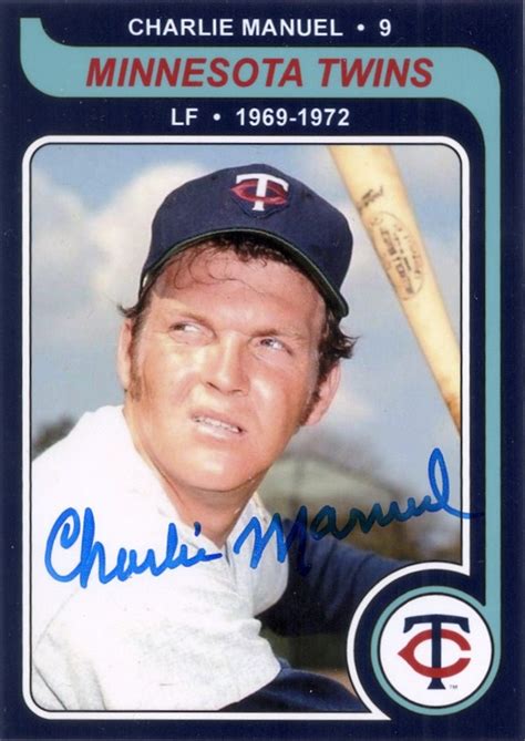 Minnesota Sports Autograph Project: CHARLIE MANUEL