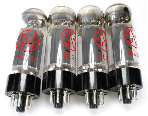 JJ Electronic EL34 Power Tube Matched Quad G A SHOP Reverb