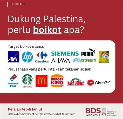 Ramai Ramai Boikot Produk Pro Israel Begini Cara Cek Daftar Perusahaan