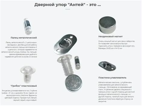 Дверной скрытый магнитный стопор АНТЕЙ, черный (KG-5597) – купить ...