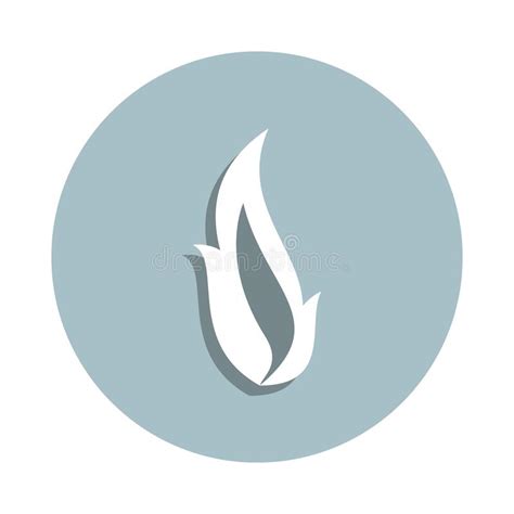 Fire Flame Badge Icon Simple Glyph Flat Vector Of Fire Icons For Ui