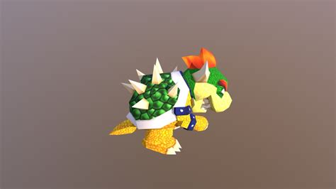 Nintendo 64 - Super Mario 64 - Bowser - 3D model by urchinflaky ...