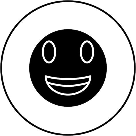 Premium Vector Grinning Face With Big Eyes Icon Vector Image Can Be