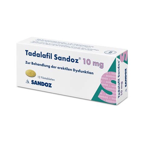 Tadalafil Sandoz Filmtabl 10 Mg Blist 12 Stk Online Bestellen