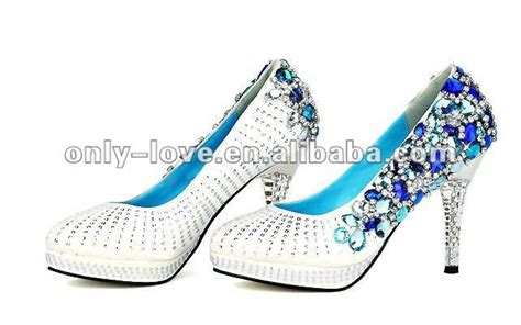 Audhilds Blog These Women High Heel Rhinestone Wedding Shoes Will