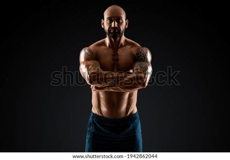 Male Bodybuilder Light Stubble Naked Torso库存照片1942862044 Shutterstock