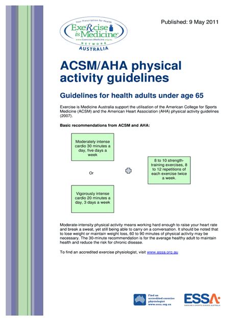 Fillable Online Acsm Aha Physical Fax Email Print Pdffiller