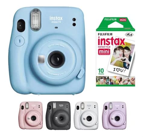 Kit C Mera Instantanea Fujifilm Instax Mini Pack Filmes Cor Azul