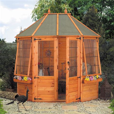 Octagonal Wooden Summer House By Mercia Mercia Garden Products