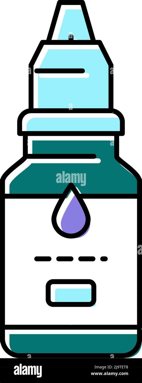 Kit Chemical Liquid Resin Art Color Icon Vector Illustration Stock