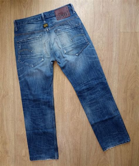 G Star Raw Jeansy Straight Fit 33 32 Meskie Warszawa Kup Teraz Na