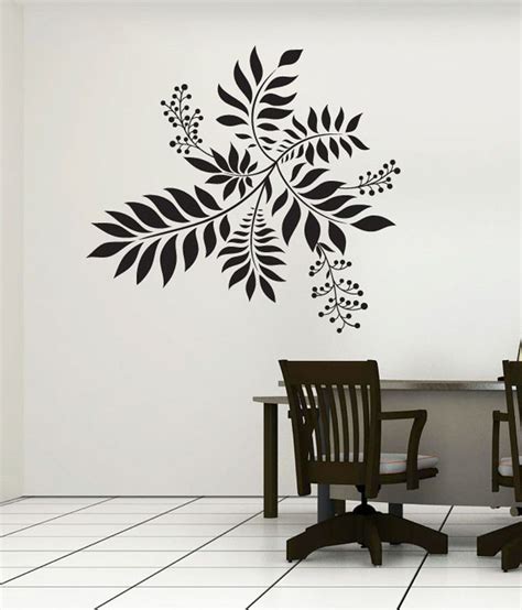 Veldeco Leaf Wall Stickers - Black - Buy Veldeco Leaf Wall Stickers ...