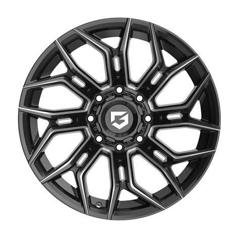 Set Gear Off Road Bm Flair Gloss Black Milled X Wheel X