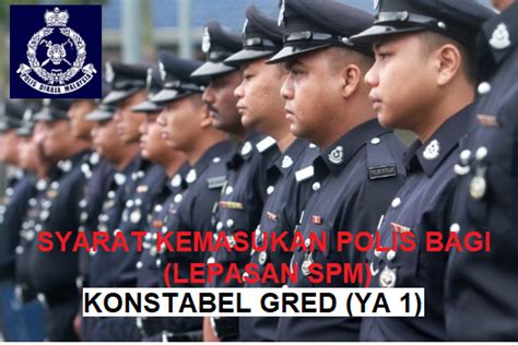 Gred Gaji Polis Mengikut Pangkat Senarai Pangkat Polis Pdrm