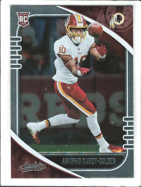 Panini Absolute Antonio Gandy Golden Rc Rookie Card Redskins