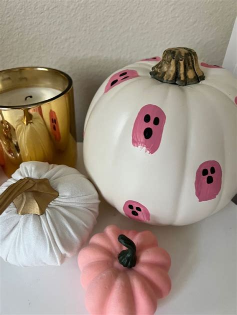 Preppy Pumpkin Painting Idea In 2023 Creative Pumpkin Decorating Cute Painted Pumpkin Ideas