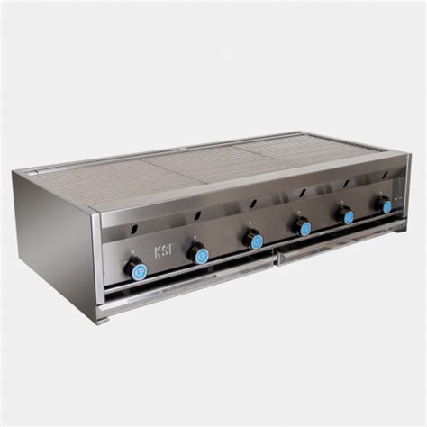 Gratar electric 125 cm, bare rotunde