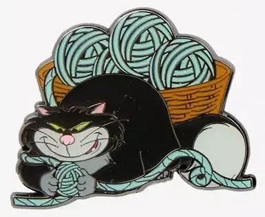 Hot Topic Disney Cat Yarn Blind Box Lucifer PIN