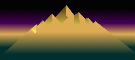 Premium Vector | Mountain in the night sky Design 279 Wallpaper Background Vector