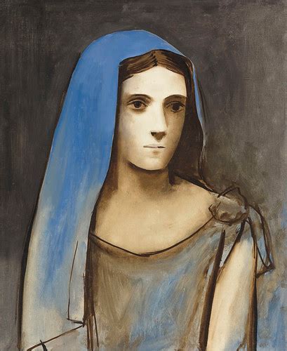 Pablo Picasso Womans Bust With A Blue Veil Flickr Pablo