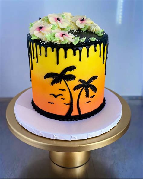 Drippy Sunset Cake Hayley Cakes And Cookies Hayley Cakes And Cookies