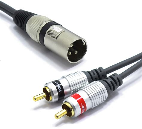 KABEL XLR MĘSKI 2x WTYK RCA VITALCO MKR04 5m Sklep Opinie Cena w