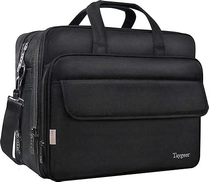 Taygeer Pouces Sac Ordinateur Portable Expansible Ordinateur Sac