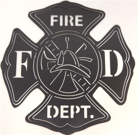 Fire Dept Maltese Cross Metal Worx Inc