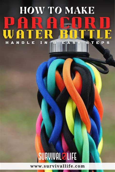 How To Make A Paracord Water Bottle Handle In Steps Survival Life