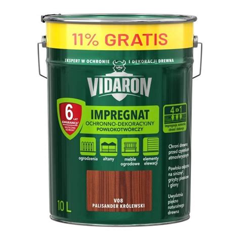 Impregnat do drewna Vidaron palisander królewski 9 l 11 Impregnaty