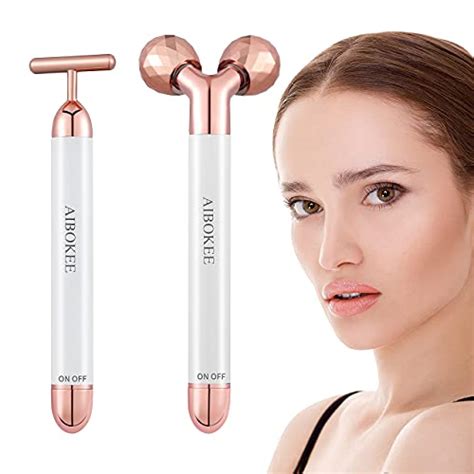 Aibokee 2 In 1 Electric 3d Face Massager Roller And T Shape Facial Massager Roller Vibrating