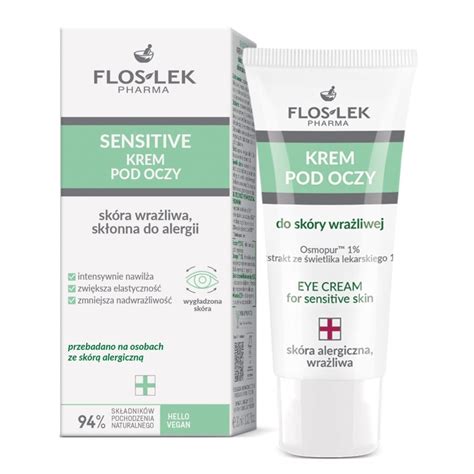 Floslek Sensitive Krem pod oczy do skóry wrażliwej 30 ml Sklep