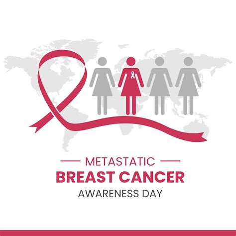 Premium Vector Vector Graphic Of Metastatic Breast Cancer Awareness Day