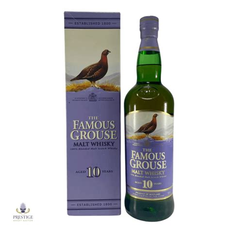 The Famous Grouse 10 Year Old Auction Prestige Whisky Auction