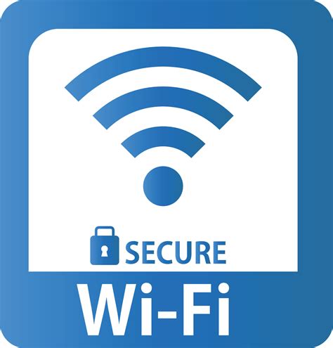 Secure Wifi communication logo. Vector. 20589851 Vector Art at Vecteezy
