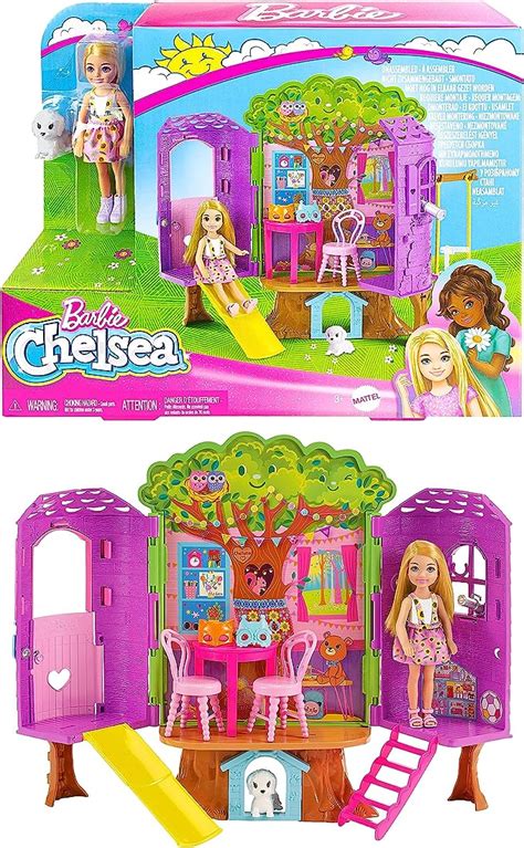 Barbie Chelsea Puppe Und Baumhaus Spielset Mit H Ndchen Mit M Beln